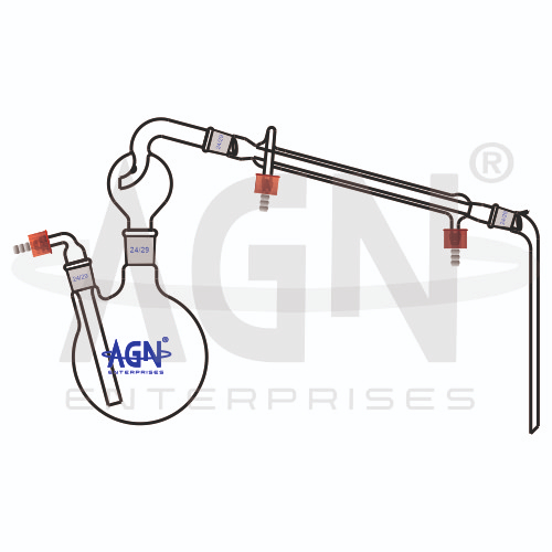 [AJK-DIST-8617] AJKANT Steam Distillation Assembly with Double Neck Round Bottom Flask (Model: AJK-DIST-8617)