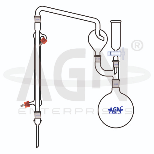 [AJK-DIST-8613] AJKANT Kjeldahl Distillation Assembly with Round Bottom Flask (Model: AJK-DIST-8613)