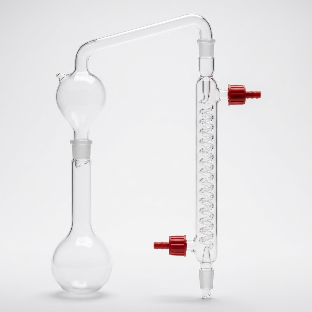 [AJK-DIST-8590] AJKANT Distilling Apparatus Ammonia with Graham Condenser (Model: AJK-DIST-8590)