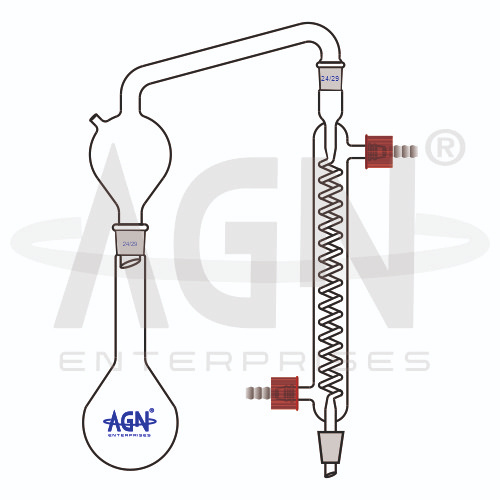 [AJK-DIST-8590] AJKANT Distilling Apparatus Ammonia with Graham Condenser (Model: AJK-DIST-8590)