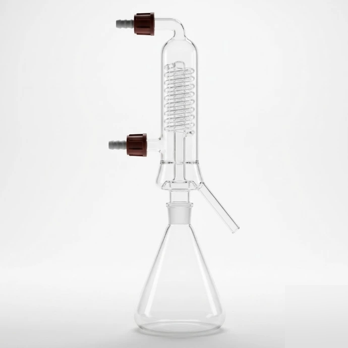 [AJK-DIST-8588] AJKANT Distilling Apparatus with Friedrich Condenser And Interchangeable Joints (Model: AJK-DIST-8588)
