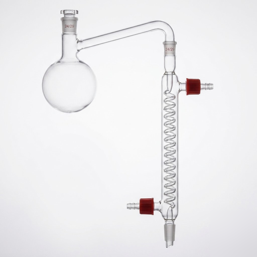 [AJK-DIST-8584] AJKANT Distilling Apparatus Phenol Distillation with Graham Condenser Interchangeable Joints And Stopper (Model: AJK-DIST-8584)