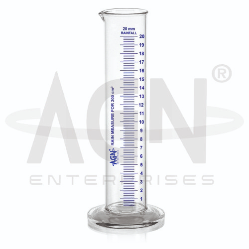 AJKANT Rain Measuring Cylinders with Graduated Metric Scale and Round Base Class B (Model: AJK-CYLI-8484)