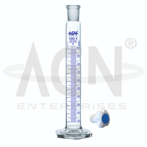 AJKANT Mixing Cylinders Hexagonal Base Class A with Batch Certificate (Model: AJK-CYLI-8449)