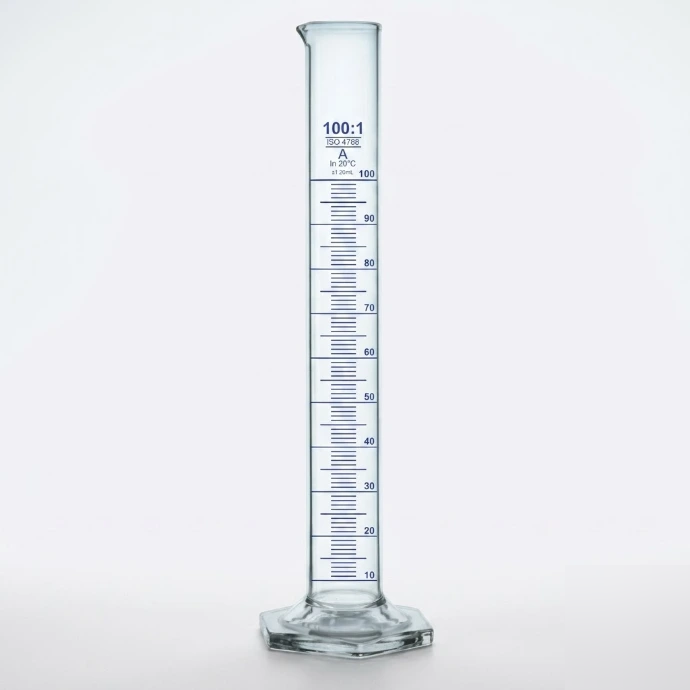 [AJK-CYLI-8425] AJKANT Measuring Cylinders Hexagonal Base USP Class A (Model: AJK-CYLI-8425)
