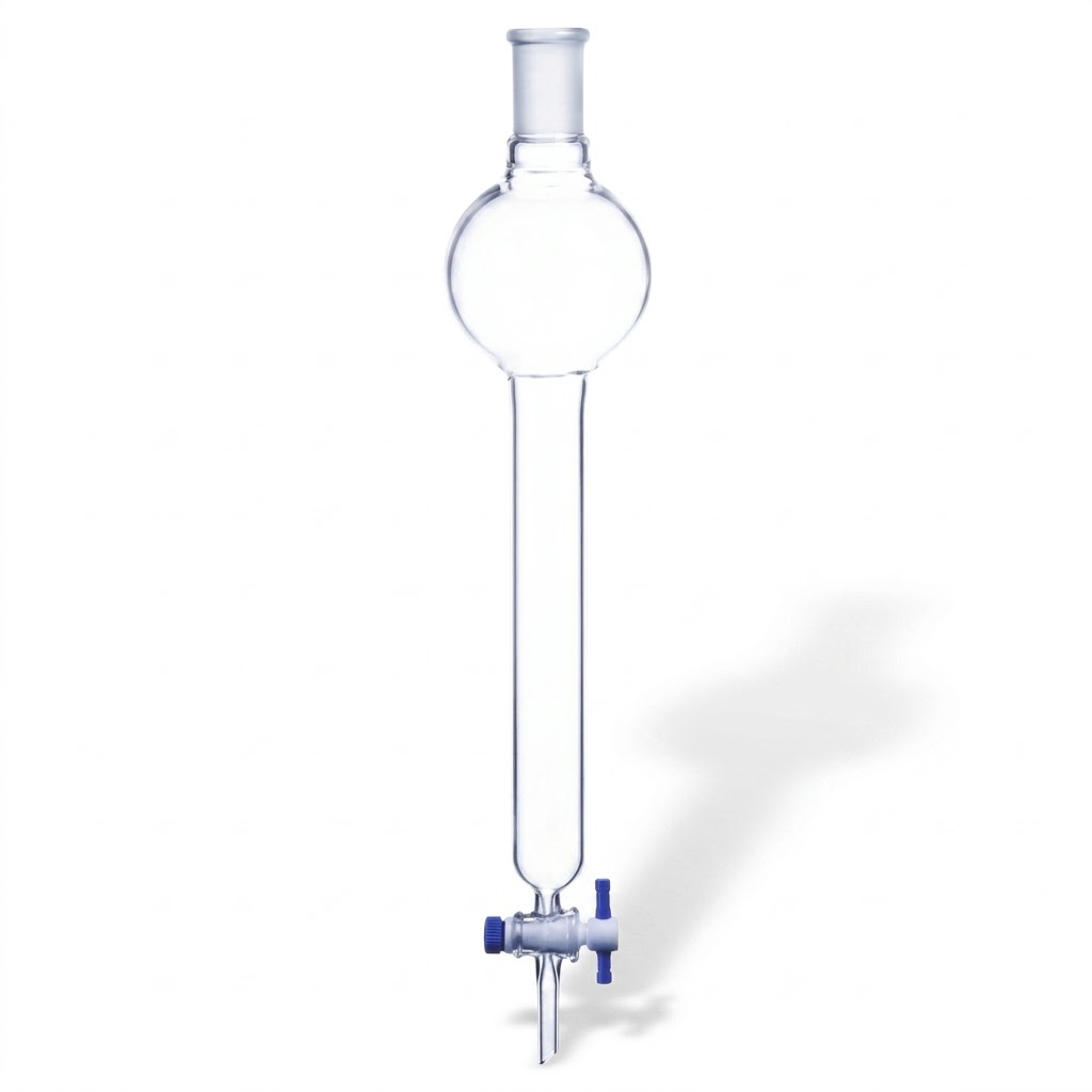 [AJK-COLU-8208] AJKANT Chromatography Columns with Reservoir And Straight Bore Glass Stopcock Rotaflow Stopcock (Model: AJK-COLU-8208)