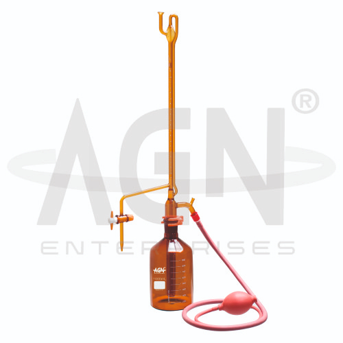 [AJK-BURE-8166] AJKANT Burettes Automatic with PTFE Stopcock Amber Class A (Model: AJK-BURE-8166)