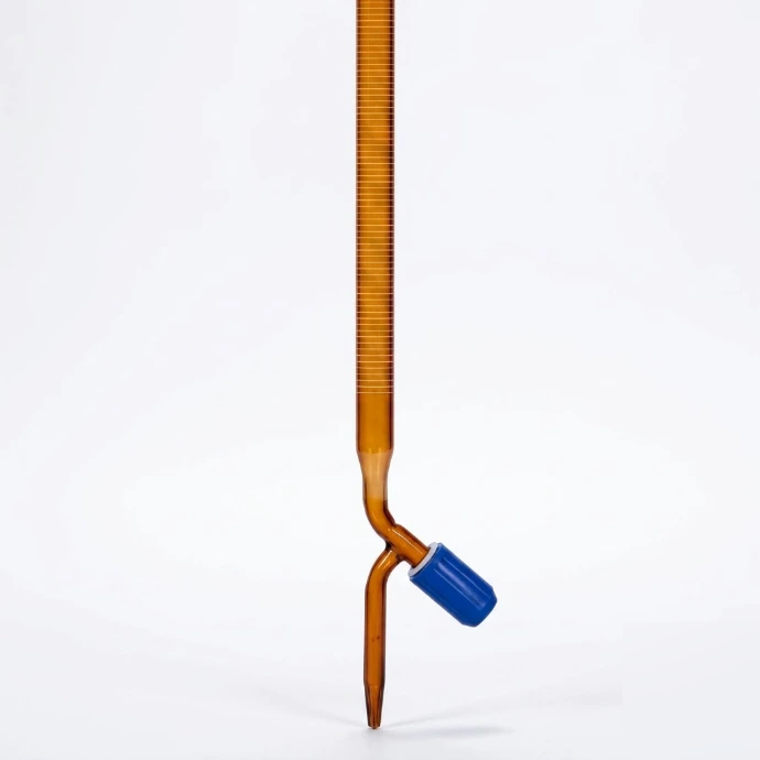 [AJK-BURE-8033] AJKANT Burettes Rotaflow Key with PTFE Needle Valve Amber Class A (Model: AJK-BURE-8033)