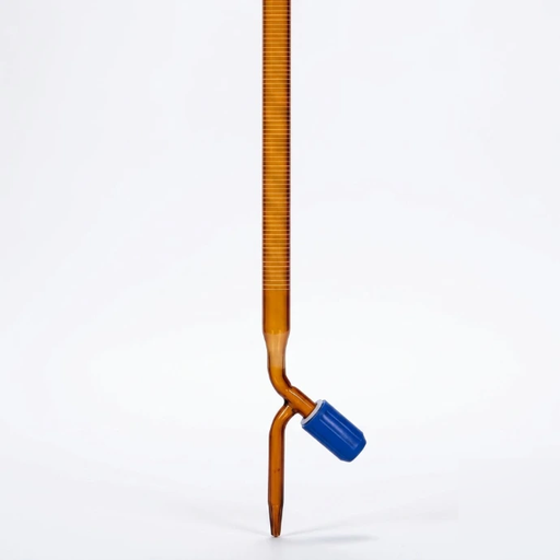 [AJK-BURE-8033] AJKANT Burettes Rotaflow Key with PTFE Needle Valve Amber Class A (Model: AJK-BURE-8033)