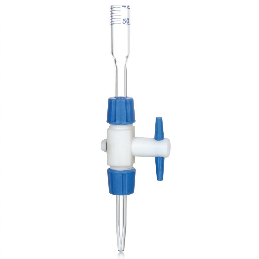 [AJK-BURE-8023] AJKANT Burettes with PTFE Detachable Stopcock Schellbach Stripe Class A with Batch Certificate (Model: AJK-BURE-8023)