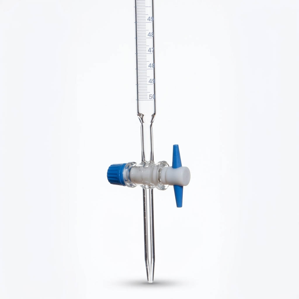 [AJK-BURE-8017] AJKANT Burettes Straight Bore with PTFE Key Class A with Batch Certificate ASTM (Model: AJK-BURE-8017)