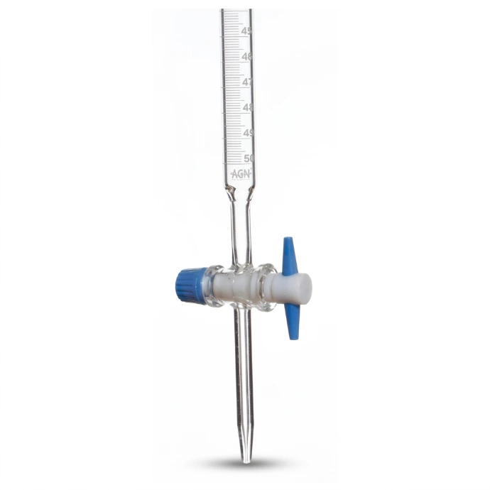 [AJK-BURE-8013] AJKANT Burettes Straight Bore with PTFE Key Class B (Model: AJK-BURE-8013)