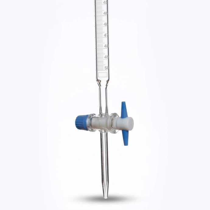 [AJK-BURE-8011] AJKANT Burettes Straight Bore with PTFE Key Class A with Batch Certificate (Model: AJK-BURE-8011)