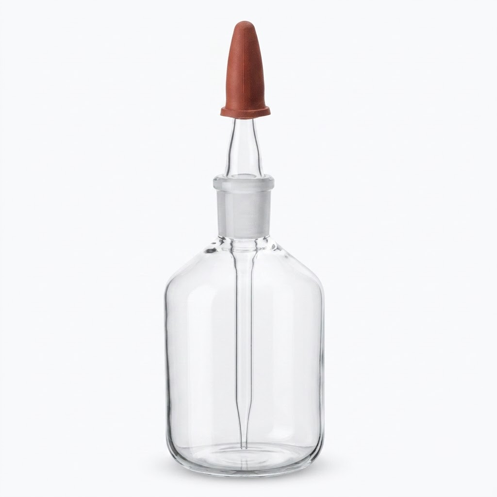 [AJK-BOTT-7948] AJKANT Bottles Dropping Clear Glass (Model: AJK-BOTT-7948)
