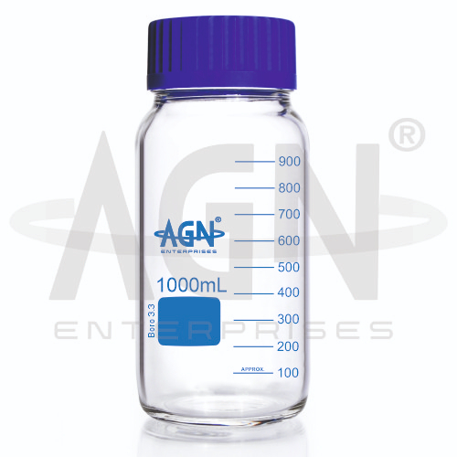 [AJK-BOTT-7946] AJKANT Bottles Reagent Clear Wide Mouth with GL 80 Cap (Model: AJK-BOTT-7946)