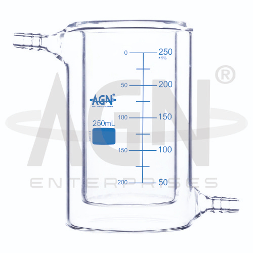 [AJK-BEAK-7909] AJKANT Beakers Jacketted Double Walled with Graduation (Model: AJK-BEAK-7909)