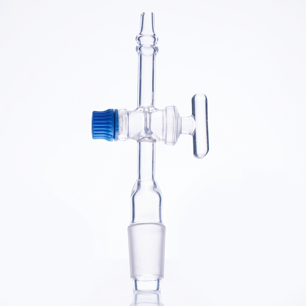 [AJK-ADAP-7794] AJKANT Adapters Straight Cone with Glass Key Stopcock (Model: AJK-ADAP-7794)