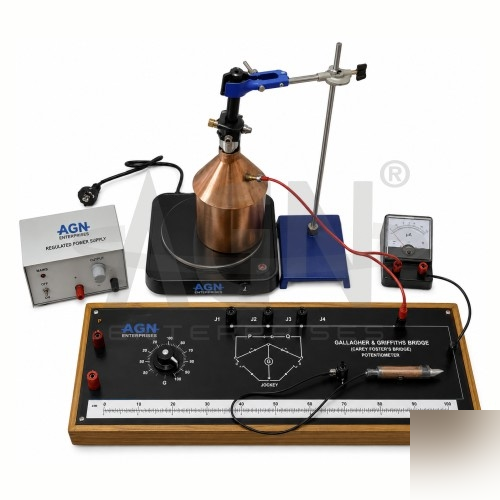 [AJK-ELAC-7604] AJKANT Temperature Coefficient of Resistance for Platinum Using a Platinum Resistance Thermometer Callender and Griffiths Bridge (Model: AJK-ELAC-7604)