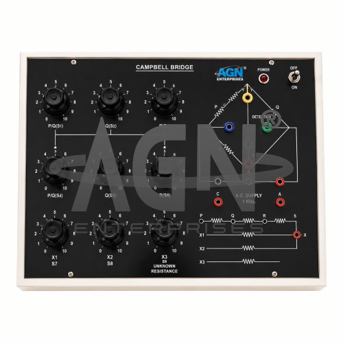 AJKANT Campbell Bridge Trainer ( Mutual Inductance Bridge) (Model: AJK-ELAC-7598)