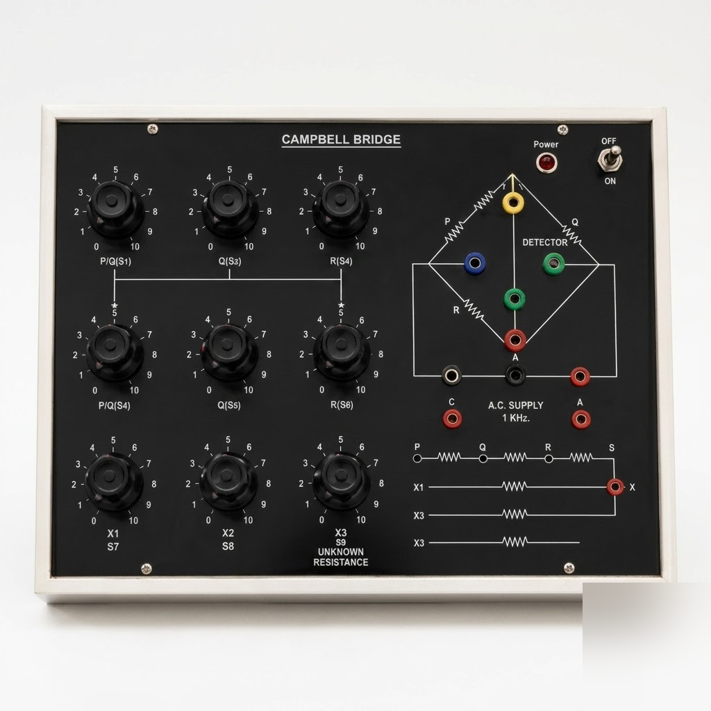 [AJK-ELAC-7598] AJKANT Campbell Bridge Trainer ( Mutual Inductance Bridge) (Model: AJK-ELAC-7598)