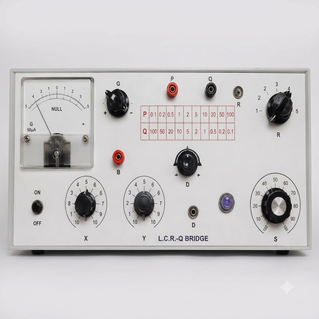 AJKANT LCR or AC Bridge (Model: AJK-ELAC-7589)