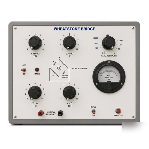 [AJK-ELAC-7576] AJKANT Wheatstone Bridge Portable (Model: AJK-ELAC-7576)