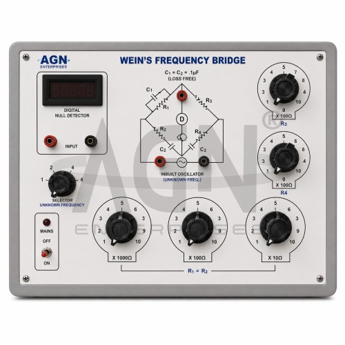 AJKANT Weins Bridge Frequency Measurement (Model: AJK-ELAC-7574)