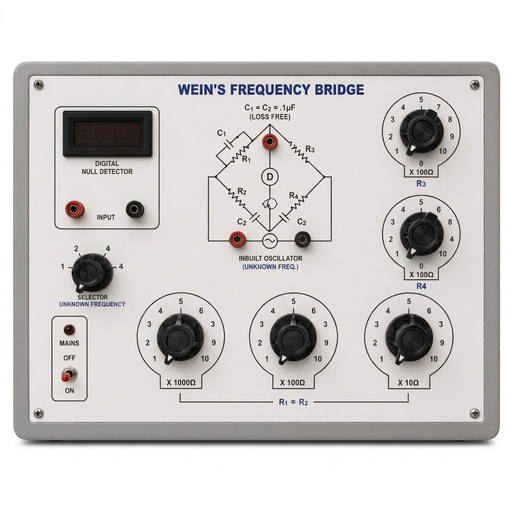 [AJK-ELAC-7574] AJKANT Weins Bridge Frequency Measurement (Model: AJK-ELAC-7574)