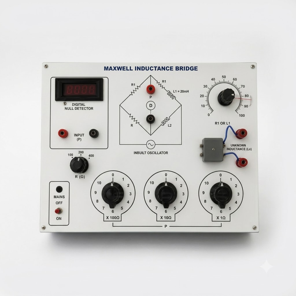 [AJK-ELAC-7568] AJKANT Maxwell Inductance Bridge (Model: AJK-ELAC-7568)