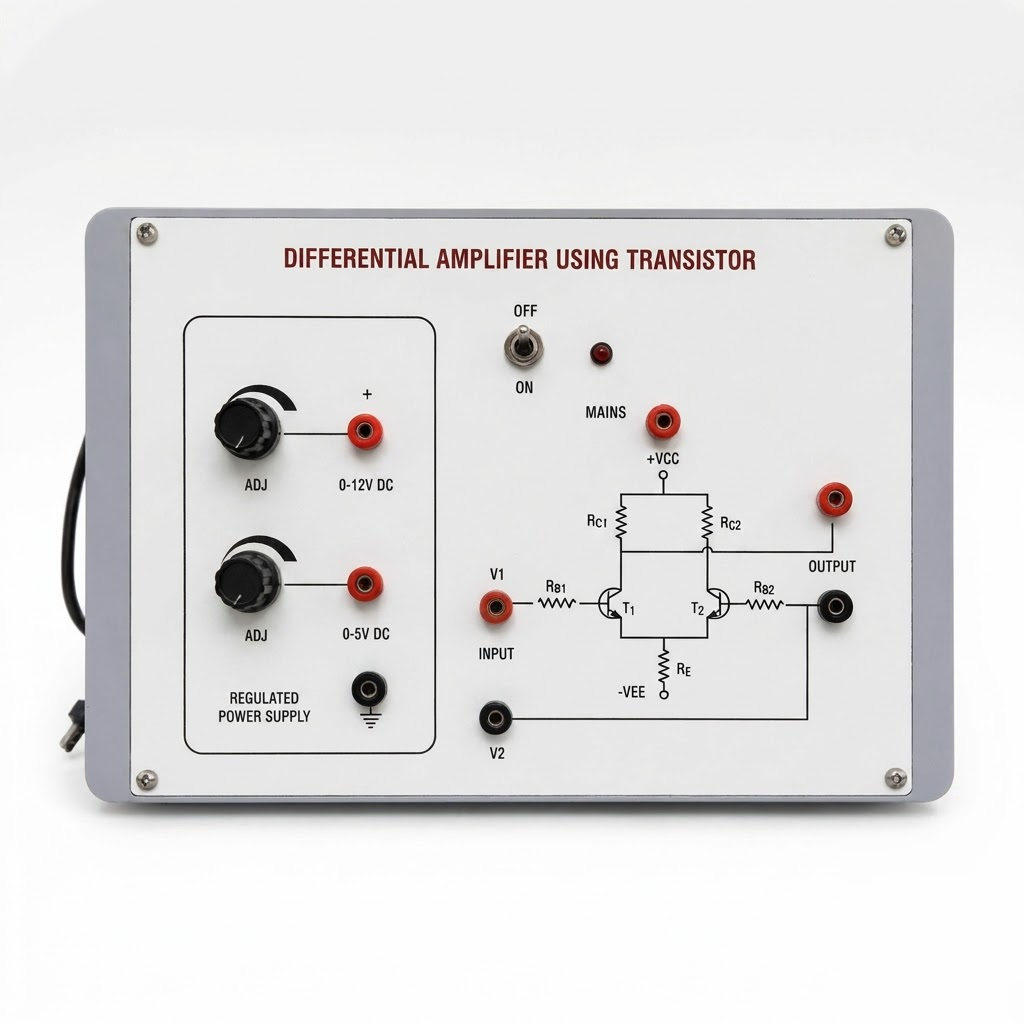 [AJK-PHIN-7512] AJKANT Differential Amplifier Using Transistors (Model: AJK-PHIN-7512)