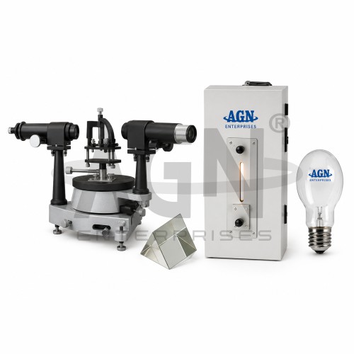 [AJK-PHIN-7488] AJKANT Dispersion Power of a Prism Using Spectrometer And Mercury Lamp (Model: AJK-PHIN-7488)