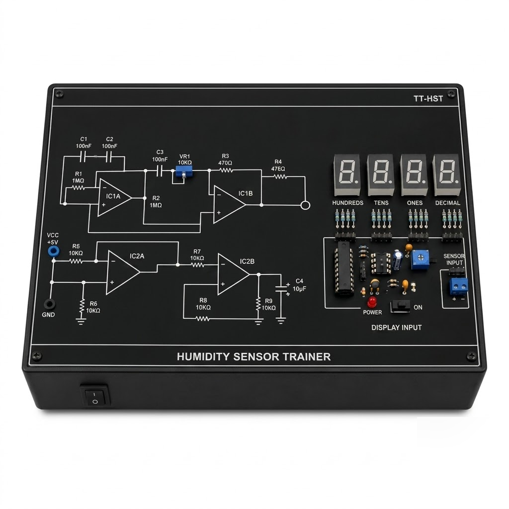 [AJK-INLA-7319] AJKANT Humidity Sensor Trainer (Model: AJK-INLA-7319)