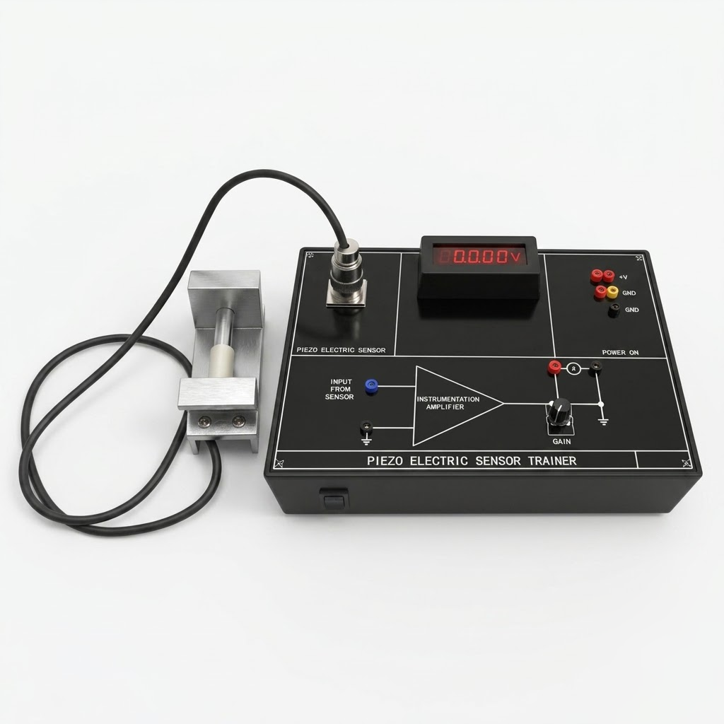 [AJK-INLA-7311] AJKANT Piezo Electric Transducer Trainer (Model: AJK-INLA-7311)