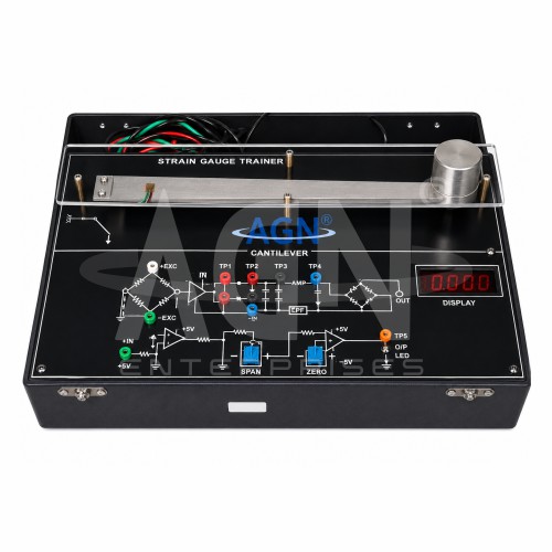 [AJK-INLA-7297] AJKANT Strain Guage Trainer With Cantilever (Model: AJK-INLA-7297)