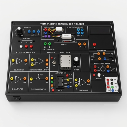 [AJK-INLA-7295] AJKANT Temperature Transducer Trainer (Model: AJK-INLA-7295)