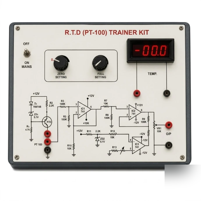 [AJK-INLA-7270] AJKANT Measurement of Temperature using RTD (Model: AJK-INLA-7270)