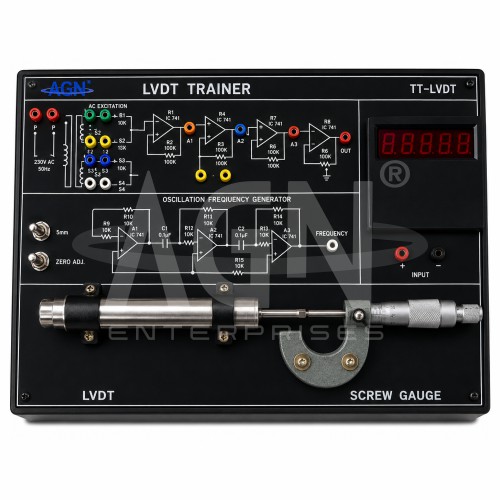 [AJK-INLA-7268] AJKANT LVDT Transducer trainer (Model: AJK-INLA-7268)