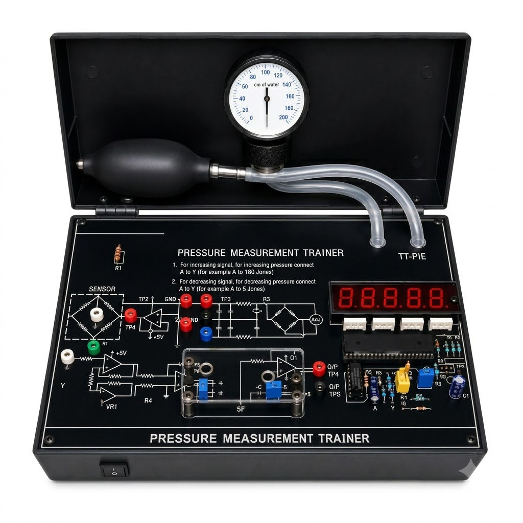 [AJK-INLA-7262] AJKANT Pressure Measurement Trainer (Model: AJK-INLA-7262)