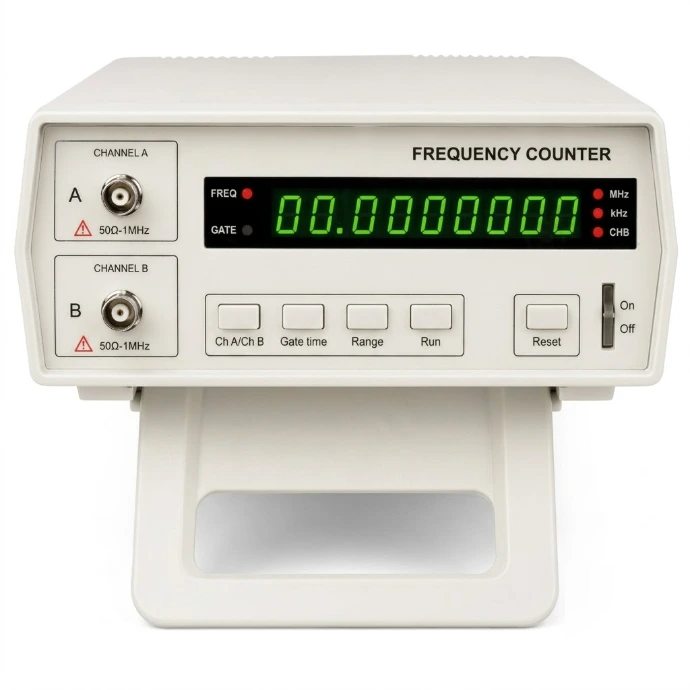 [AJK-FUGE-7171] AJKANT Eight digit frequency counter 10 Hz~2.4GHz (Model: AJK-FUGE-7171)