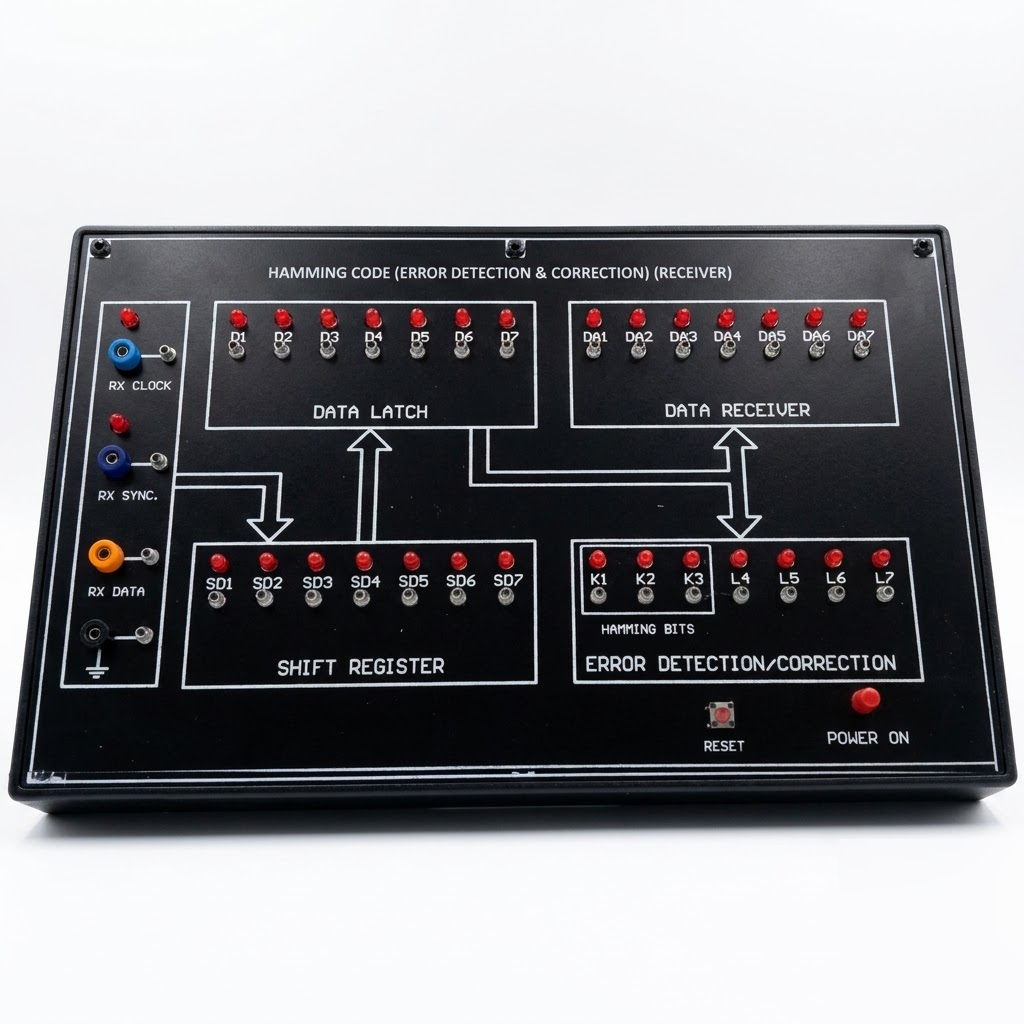 [AJK-COLA-7061] AJKANT Hamming Code Error Detection Correction Trainer (Model: AJK-COLA-7061)