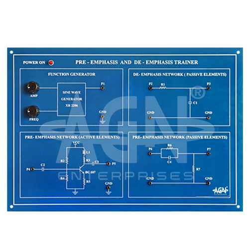 AJKANT Pre Emphasis De Emphasis Trainer (Model: AJK-COLA-7055)