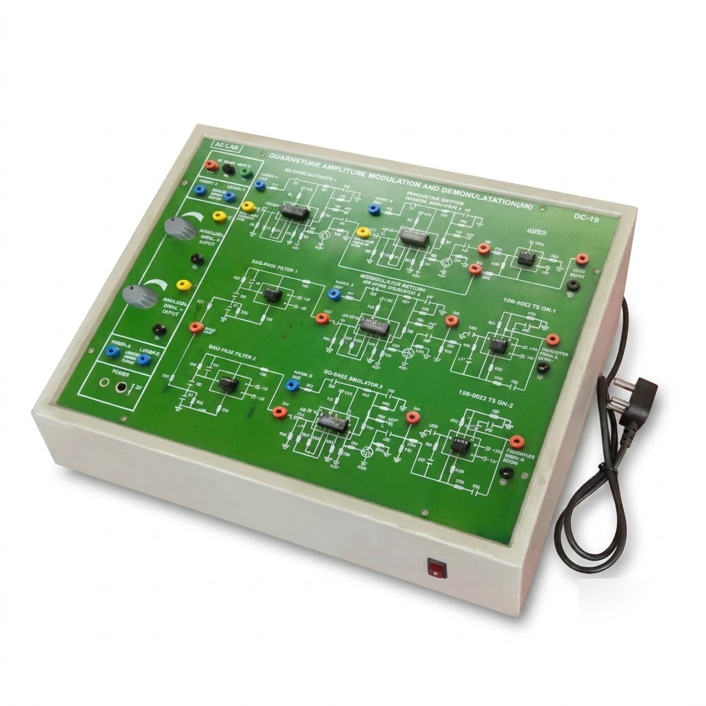 [AJK-COLA-7042] AJKANT Quadrature Phase Shift Keying Trainer (Model: AJK-COLA-7042)