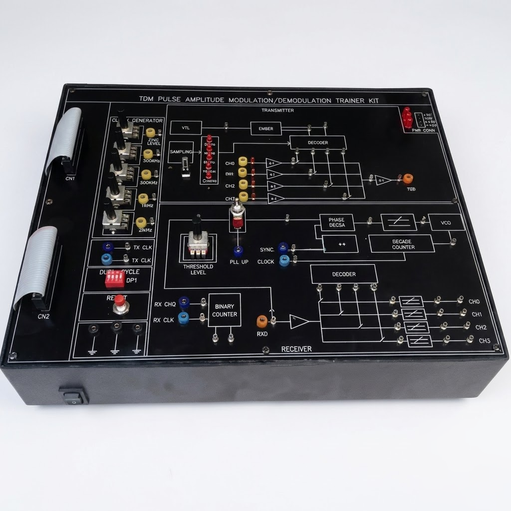 [AJK-COLA-7026] AJKANT TDM Pulse Code Demodulation Receiver Trainer (Model: AJK-COLA-7026)