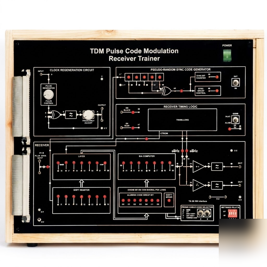[AJK-COLA-7024] AJKANT TDM Pulse Code Modulation Transmitter Trainer (Model: AJK-COLA-7024)