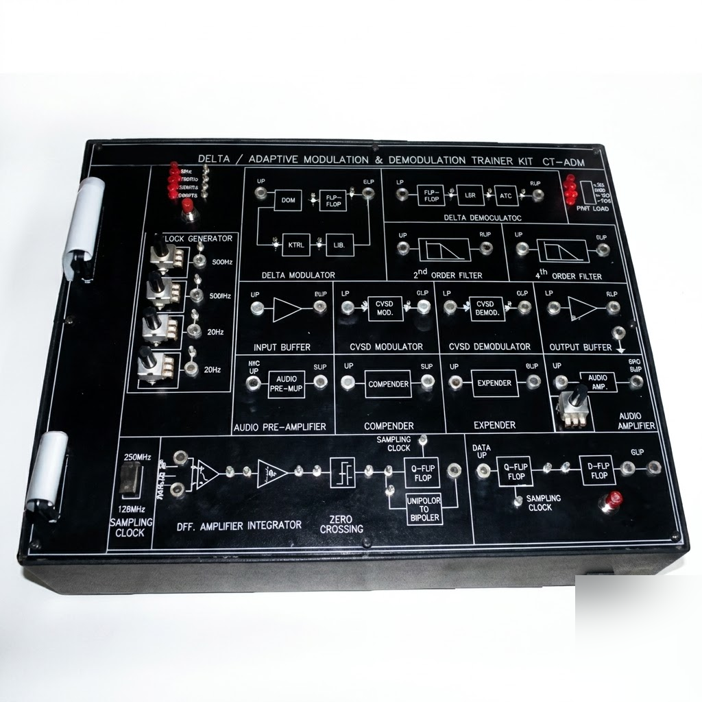 [AJK-COLA-7016] AJKANT Delta Adaptive Delta And Delta Sigma Modulation And Demodulation Trainer (Model: AJK-COLA-7016)