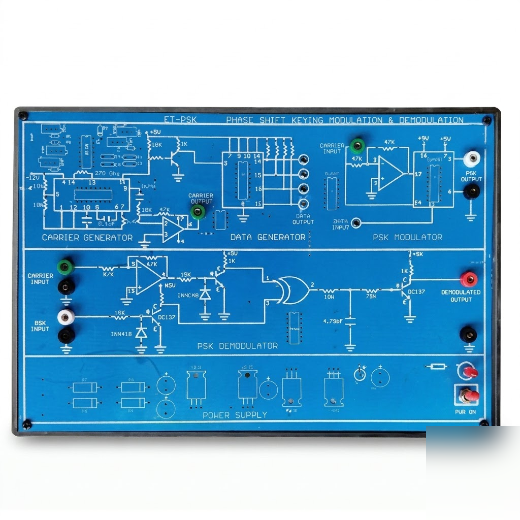 [AJK-COLA-7006] AJKANT Phase Shift Keying PSK Modulation & Demodulation (Model: AJK-COLA-7006)