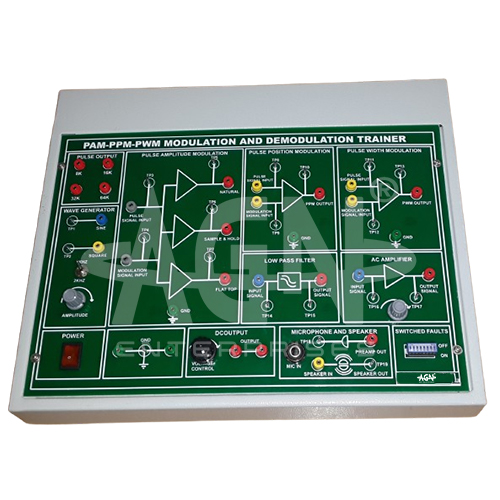 AJKANT PAM PWM PPM Modulation Demodulation Trainer Kit (Model: AJK-COLA-6999)