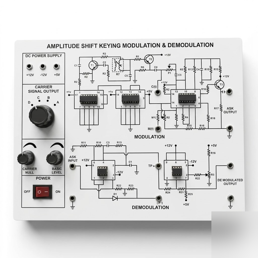 [AJK-COLA-6970] AJKANT Amplitude Shift Keying Modulation And Demodulation (Model: AJK-COLA-6970)