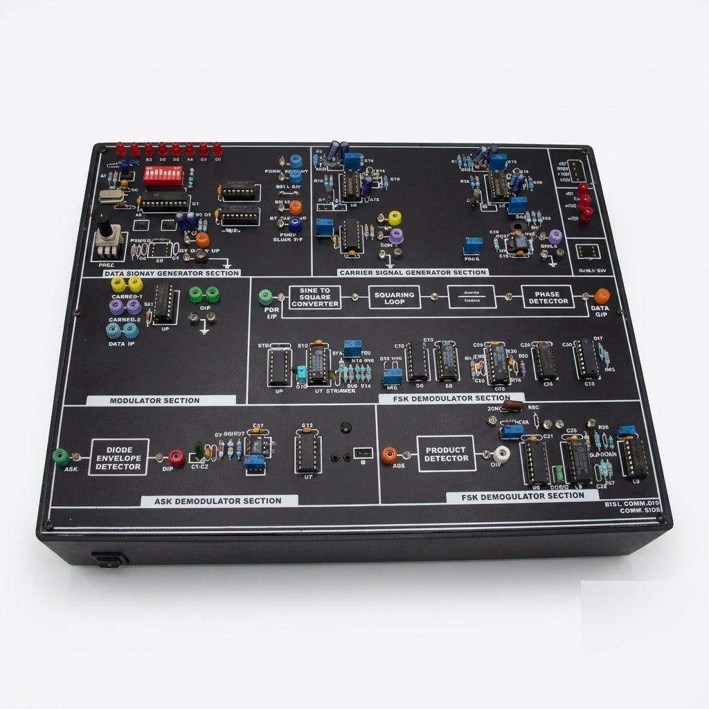 [AJK-COLA-6963] AJKANT Digital Communication Trainer (Model: AJK-COLA-6963)