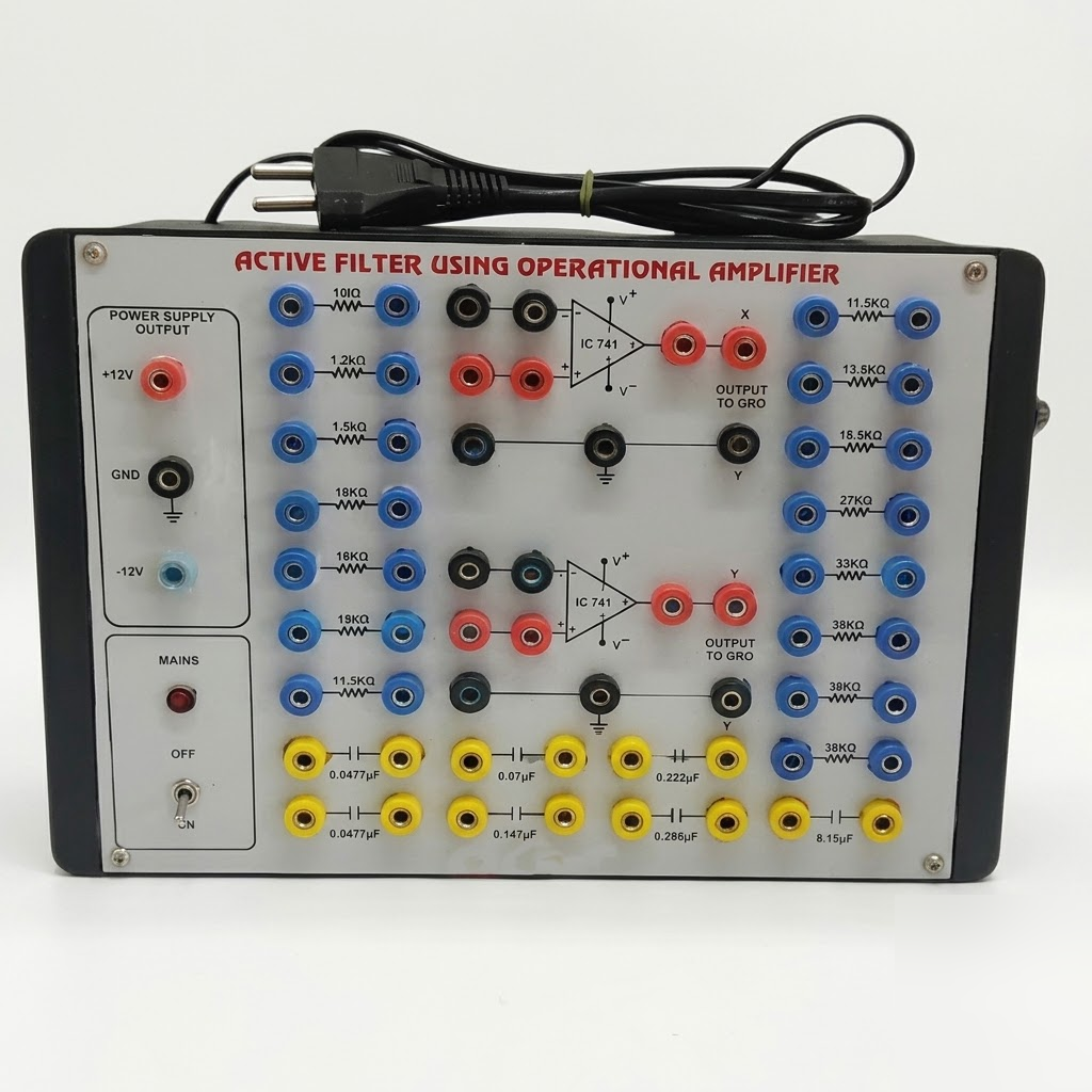 [AJK-ACAN-6945] AJKANT Twin T Active Notch Filter using Operational Amplifier (Model: AJK-ACAN-6945)